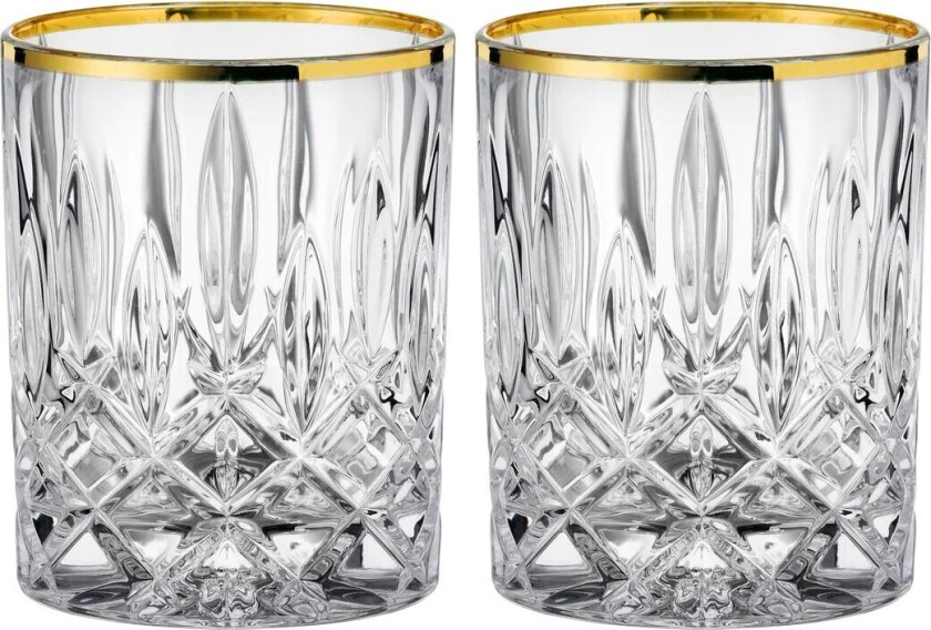 Noblesse Gold tumblerglass 29,5 cl 2-pakning Klar