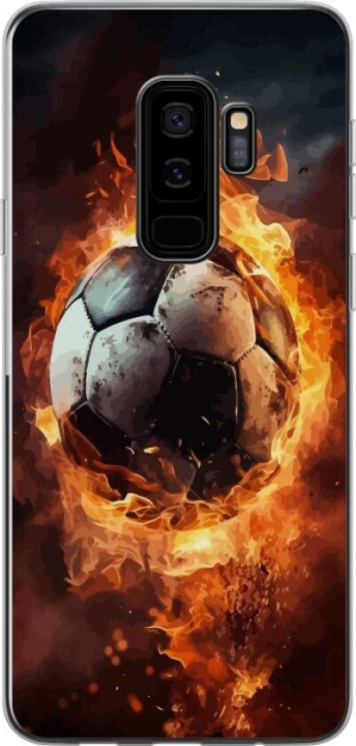 Mobildeksel til Samsung Galaxy S9+ med Fotball motiv