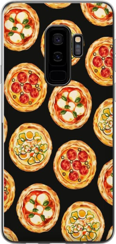 Mobildeksel til Samsung Galaxy S9+ med Pizza motiv
