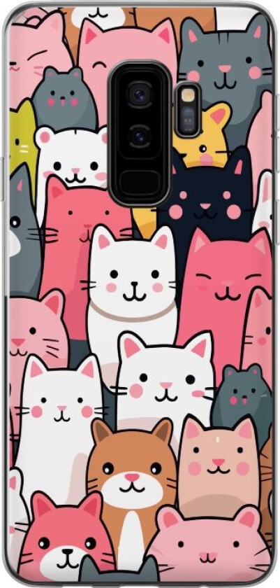 Mobildeksel til Samsung Galaxy S9+ med Kattmønster motiv