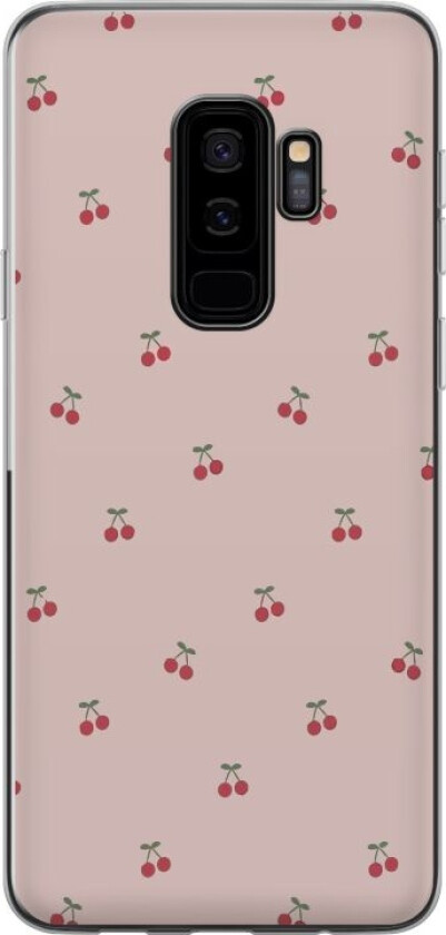 Mobildeksel til Samsung Galaxy S9+ med Kirsebær motiv