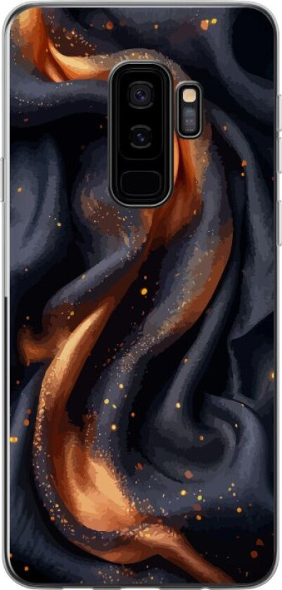 Mobildeksel til Samsung Galaxy S9+ med Brennende silke motiv