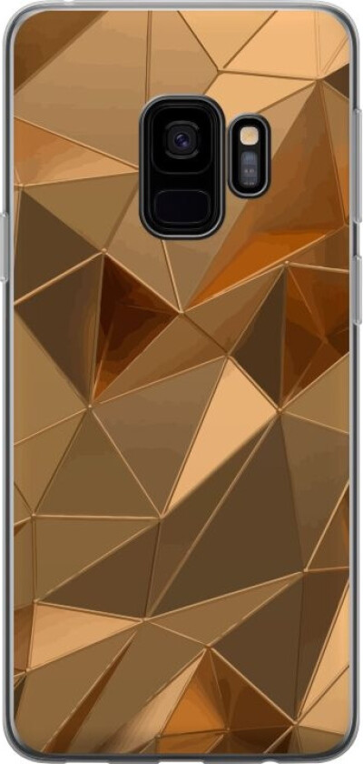 Mobildeksel til Samsung Galaxy S9 med 3D Gull motiv
