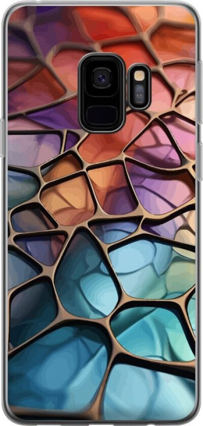 Mobildeksel til Samsung Galaxy S9 med Metalliskt mønster motiv