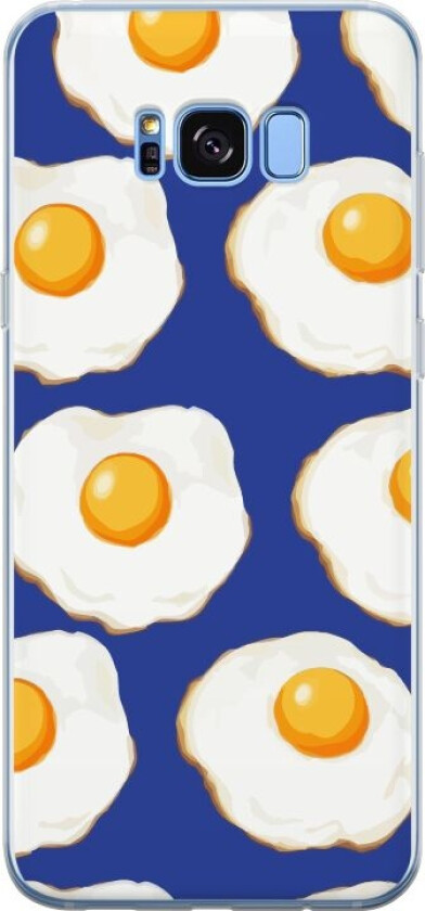 Mobildeksel til Samsung Galaxy S8 med Stekte egg motiv
