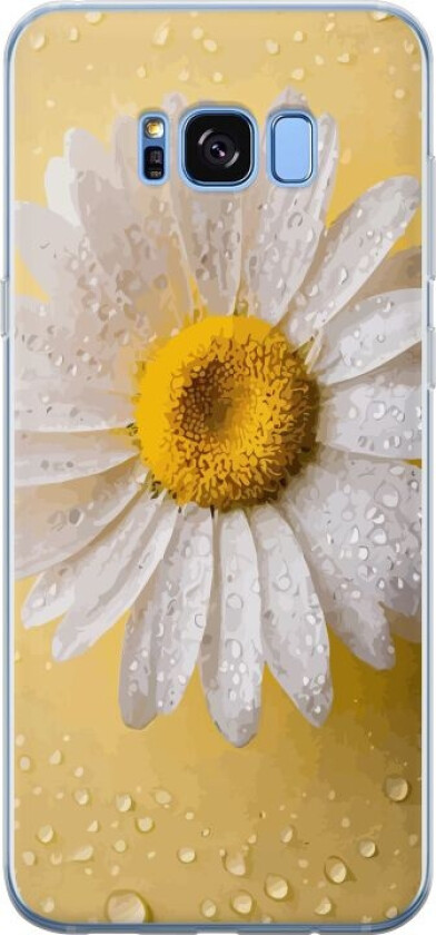 Mobildeksel til Samsung Galaxy S8 med Porselensblomst motiv