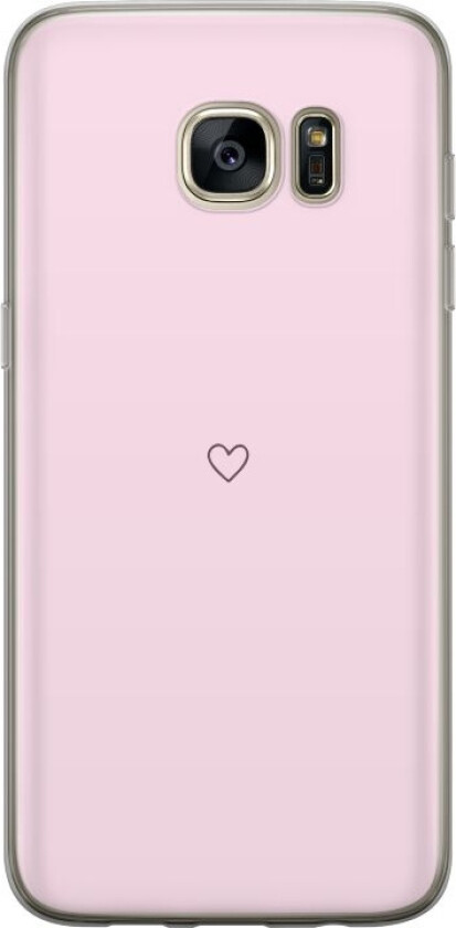Mobildeksel til Samsung Galaxy S7 edge med Hjerte motiv