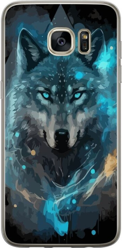 Mobildeksel til Samsung Galaxy S7 edge med Ulve motiv