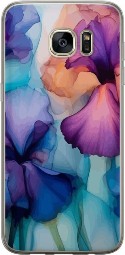Mobildeksel til Samsung Galaxy S7 edge med Magiske blomster motiv