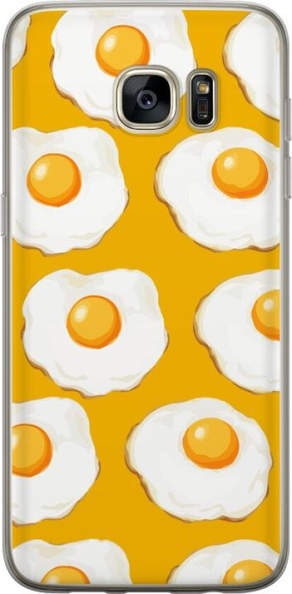 Mobildeksel til Samsung Galaxy S7 edge med Stekt egg motiv