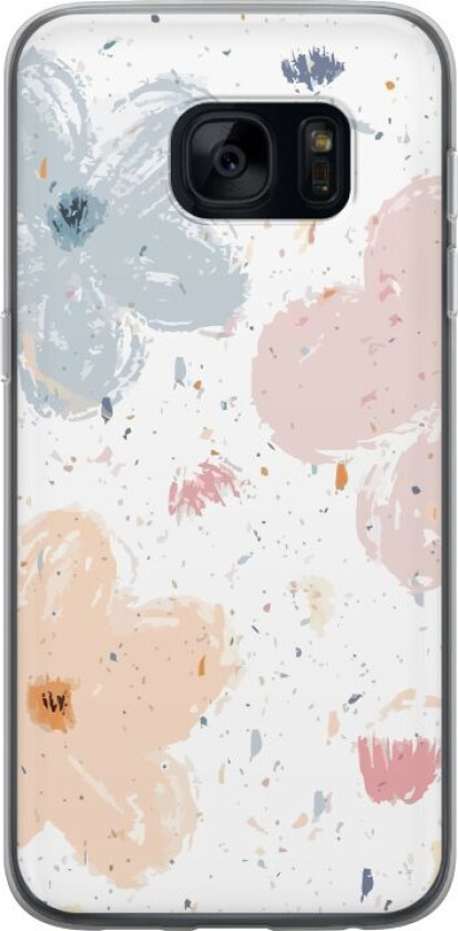 Mobildeksel til Samsung Galaxy S7 med Blomster motiv