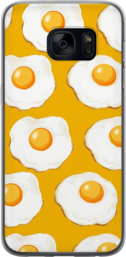 Mobildeksel til Samsung Galaxy S7 med Stekt egg motiv