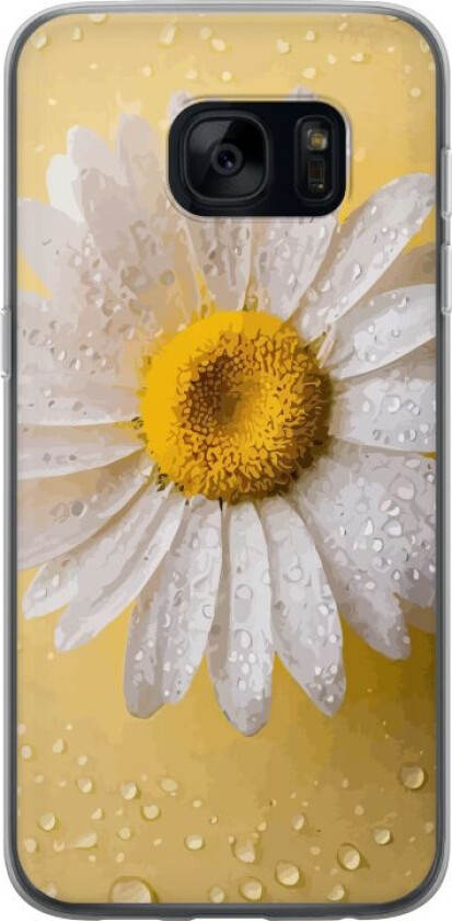 Mobildeksel til Samsung Galaxy S7 med Porselensblomst motiv