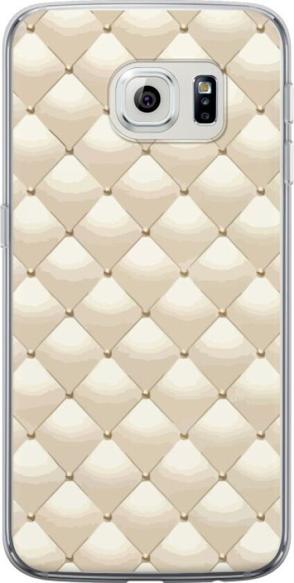 Mobildeksel til Samsung Galaxy S6 edge med Gullglans motiv