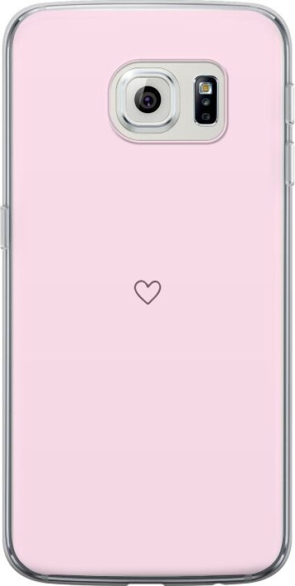 Mobildeksel til Samsung Galaxy S6 edge med Hjerte motiv