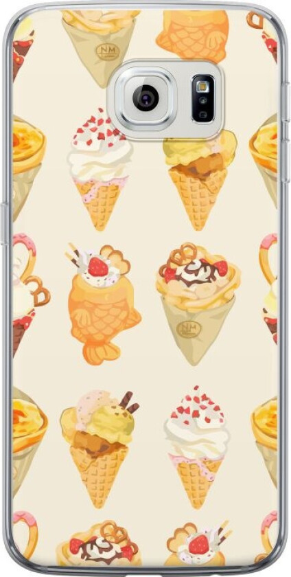 Mobildeksel til Samsung Galaxy S6 edge med Glassig motiv