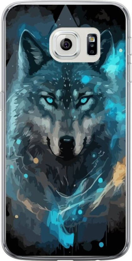 Mobildeksel til Samsung Galaxy S6 edge med Ulve motiv