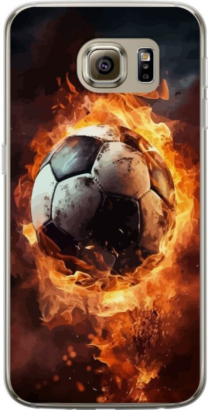 Mobildeksel til Samsung Galaxy S6 med Fotball motiv