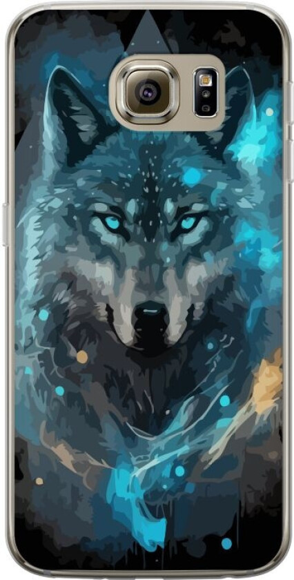 Mobildeksel til Samsung Galaxy S6 med Ulve motiv