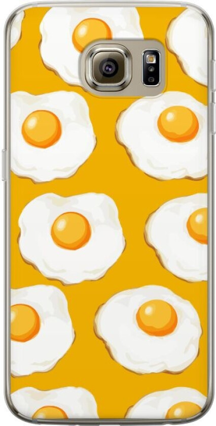 Mobildeksel til Samsung Galaxy S6 med Stekt egg motiv