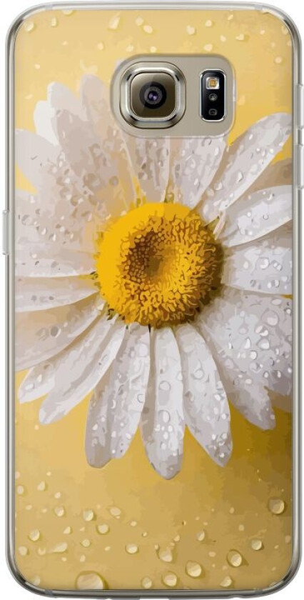 Mobildeksel til Samsung Galaxy S6 med Porselensblomst motiv