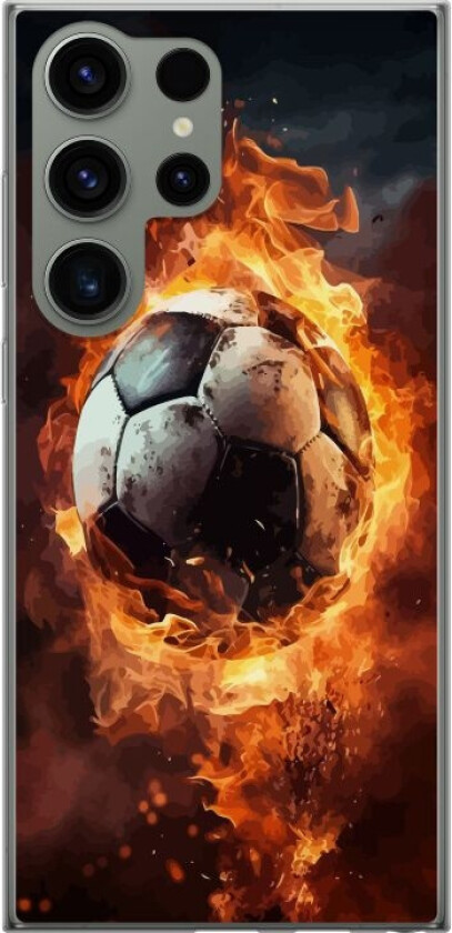 Mobildeksel til Samsung Galaxy S23 Ultra med Fotball motiv