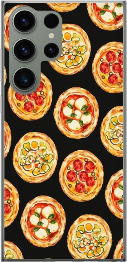 Mobildeksel til Samsung Galaxy S23 Ultra med Pizza motiv