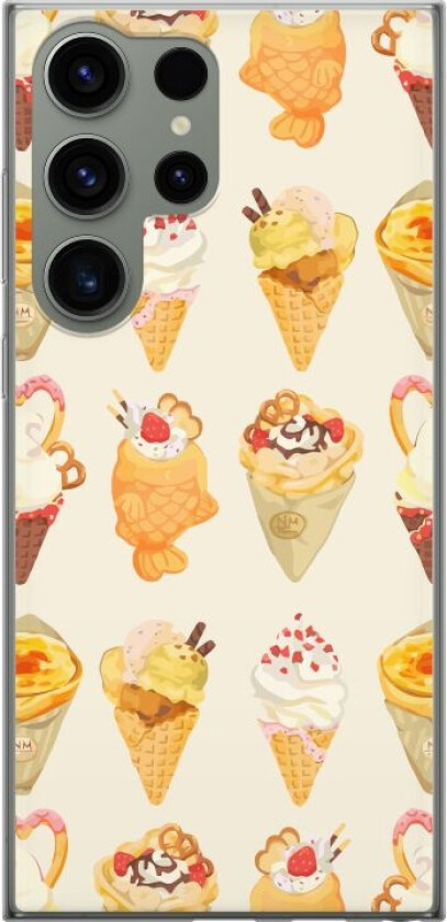 Mobildeksel til Samsung Galaxy S23 Ultra med Glassig motiv