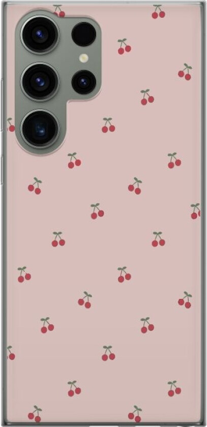 Mobildeksel til Samsung Galaxy S23 Ultra med Kirsebær motiv