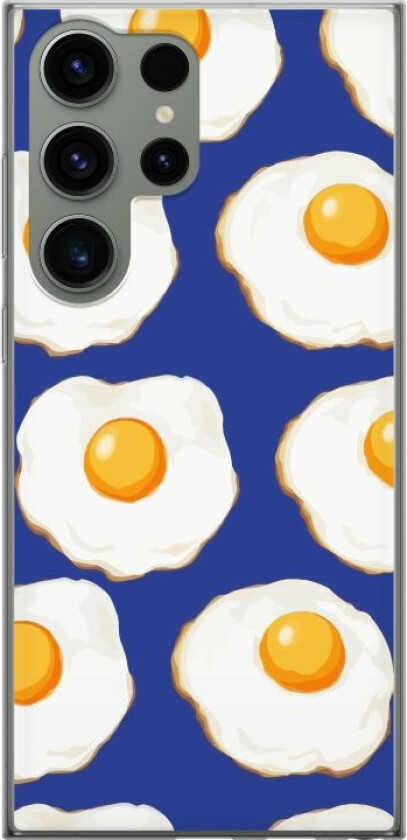 Mobildeksel til Samsung Galaxy S23 Ultra med Stekte egg motiv