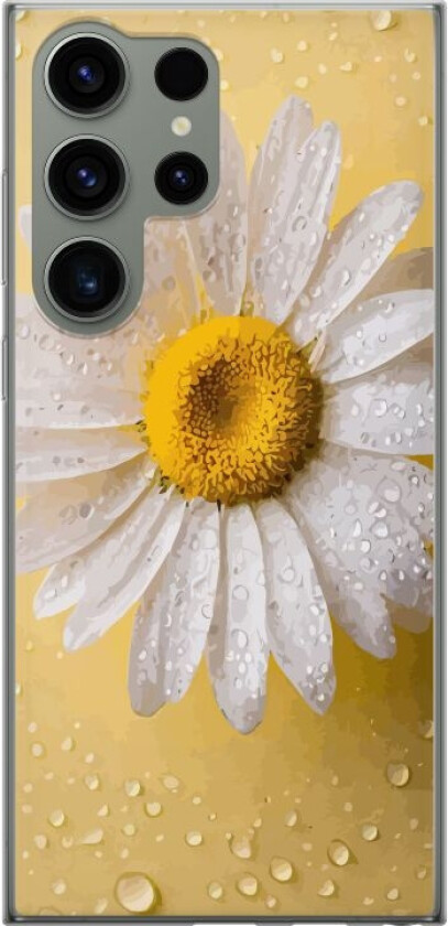 Mobildeksel til Samsung Galaxy S23 Ultra med Porselensblomst motiv