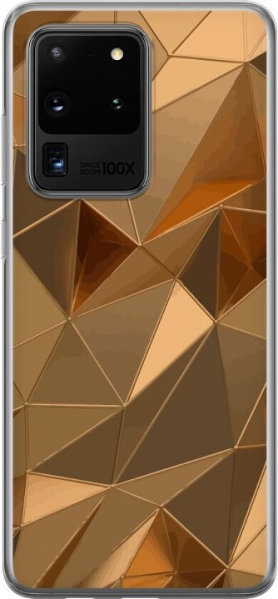 Mobildeksel til Samsung Galaxy S20 Ultra med 3D Gull motiv
