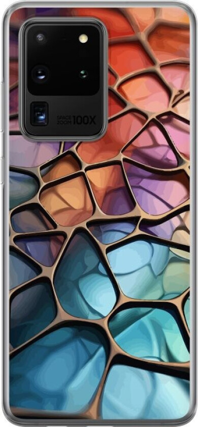 Mobildeksel til Samsung Galaxy S20 Ultra med Metalliskt mønster motiv