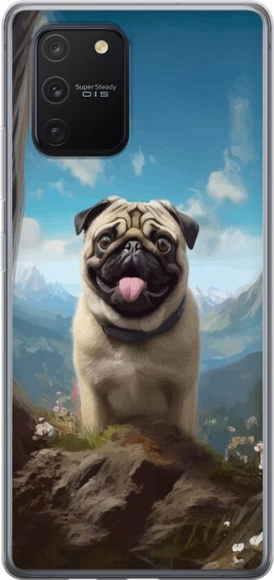 Mobildeksel til Samsung Galaxy S10 Lite med Glad Hund motiv