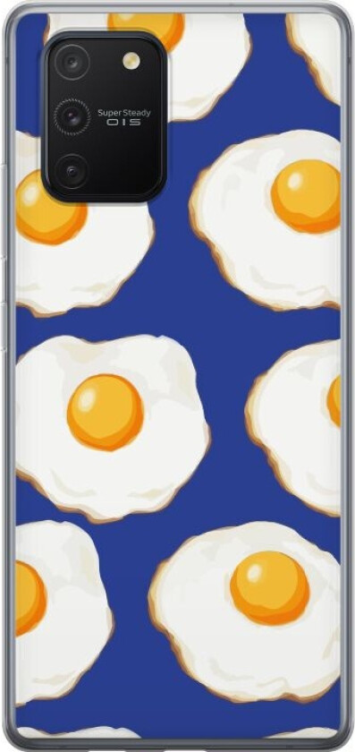 Mobildeksel til Samsung Galaxy S10 Lite med Stekte egg motiv