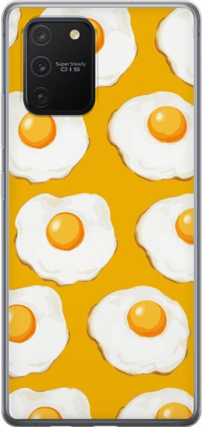 Mobildeksel til Samsung Galaxy S10 Lite med Stekt egg motiv