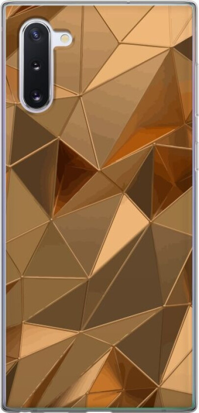 Mobildeksel til Samsung Galaxy Note10 med 3D Gull motiv