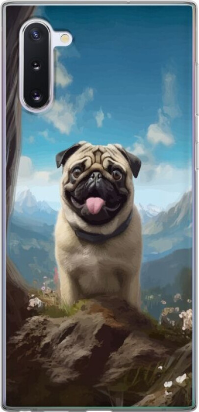 Mobildeksel til Samsung Galaxy Note10 med Glad Hund motiv