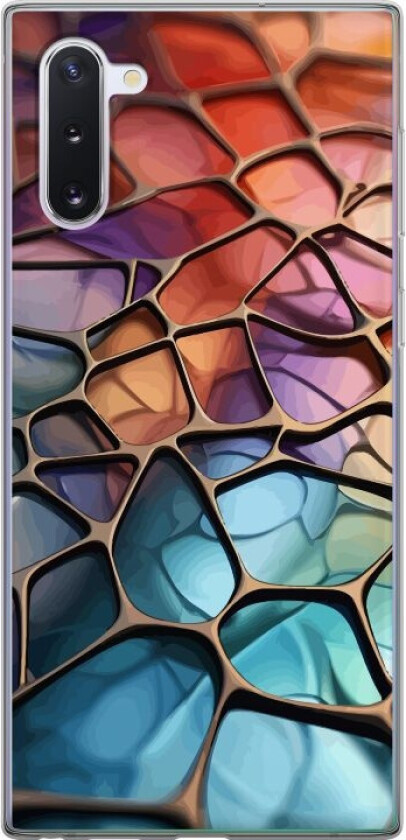 Mobildeksel til Samsung Galaxy Note10 med Metalliskt mønster motiv