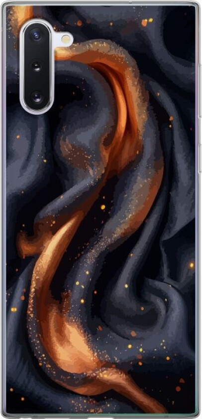 Mobildeksel til Samsung Galaxy Note10 med Brennende silke motiv