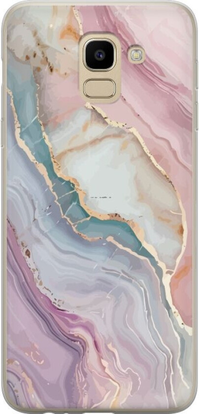 Mobildeksel til Samsung Galaxy J6 med Marmor motiv