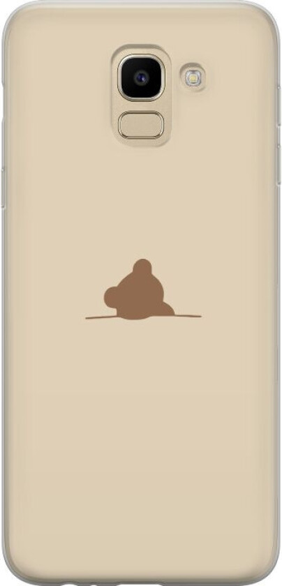 Mobildeksel til Samsung Galaxy J6 med Nalle motiv