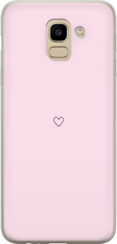 Mobildeksel til Samsung Galaxy J6 med Hjerte motiv