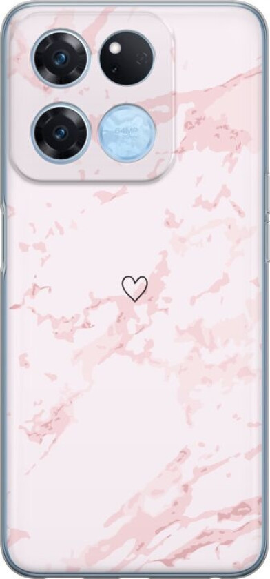 Mobildeksel til OnePlus Ace Racing med Rosa Hjerte motiv