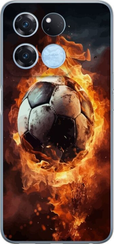 Mobildeksel til OnePlus Ace Racing med Fotball motiv