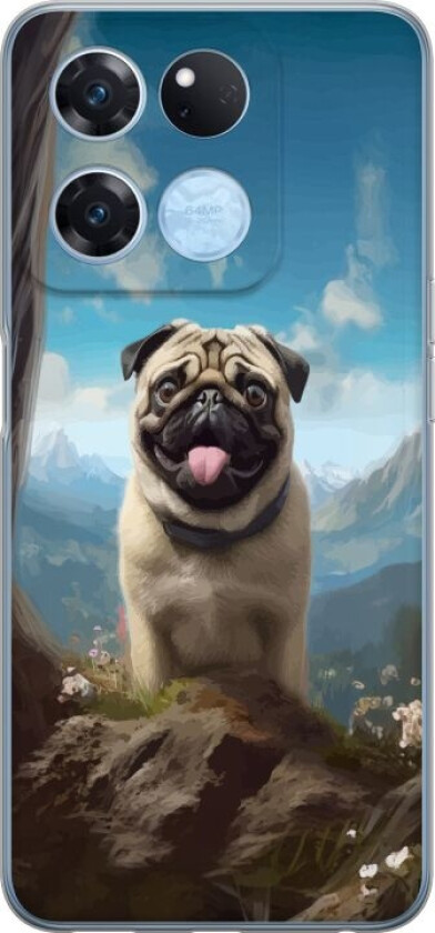 Mobildeksel til OnePlus Ace Racing med Glad Hund motiv