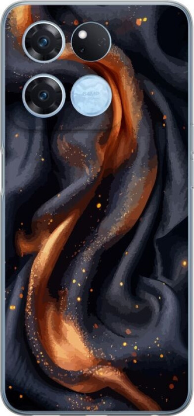 Mobildeksel til OnePlus Ace Racing med Brennende silke motiv