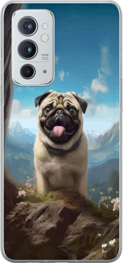 Mobildeksel til OnePlus 9RT 5G med Glad Hund motiv