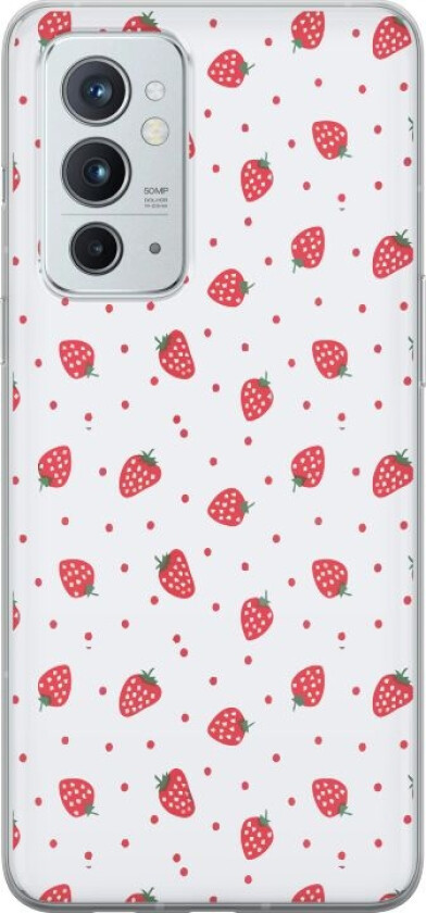 Mobildeksel til OnePlus 9RT 5G med Jordbær motiv