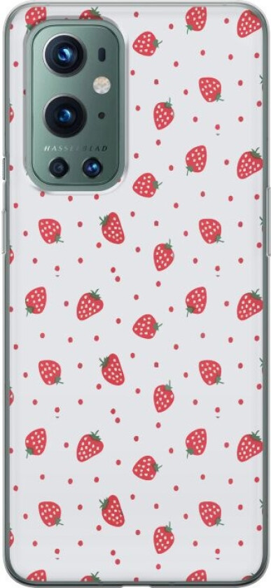Mobildeksel til OnePlus 9 Pro med Jordbær motiv